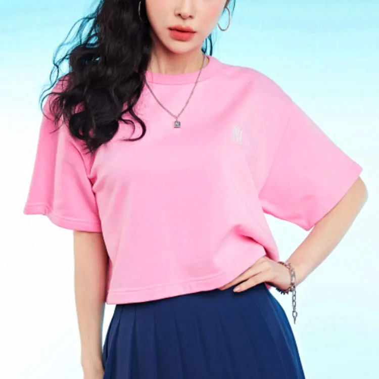 MLB Straight T Shirt Women's Pink-4
