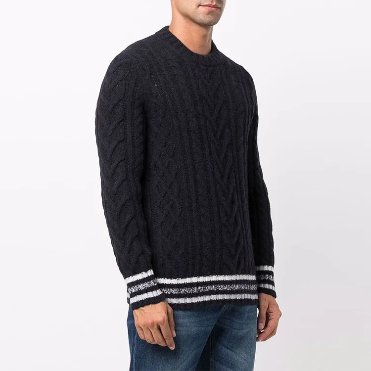 Brunello Cucinelli Cashmere Sweaters Men Black-3