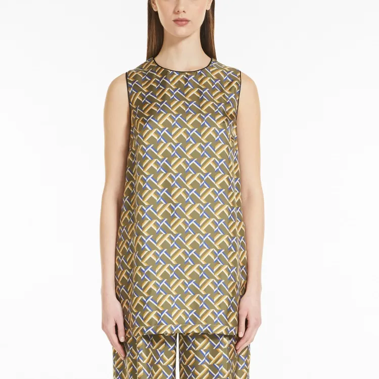 MaxMara Sleeveless Dress Women's Brown-1