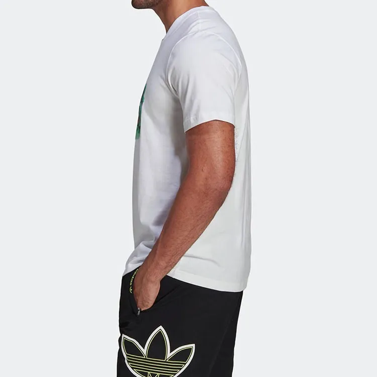 Adidas Originals T Shirts Men White-2