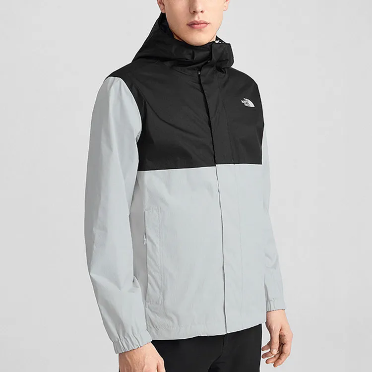 THE NORTH FACE City Outdoor Collection Water Resistant Windproof Breathable Windbreaker Jacket Men's Black Gray-3