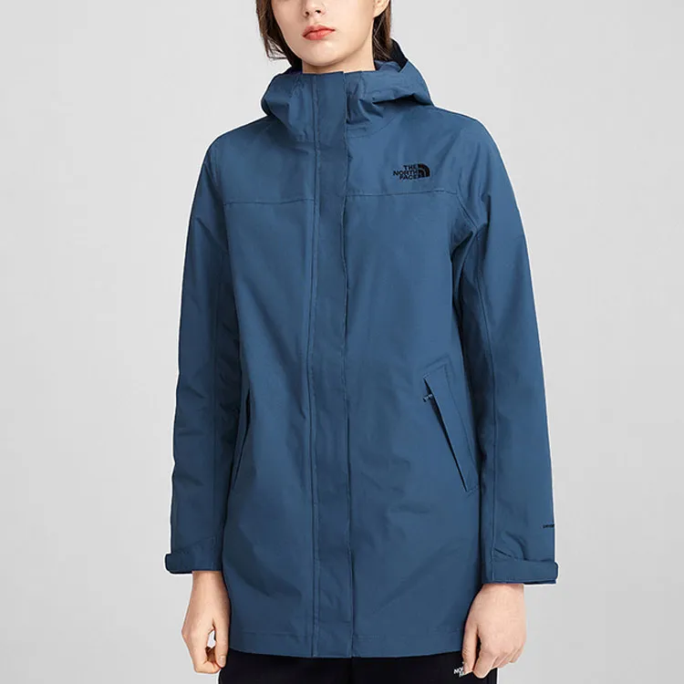 THE NORTH FACE City Outdoor Collection Windbreaker Jackets Women's Blue-4