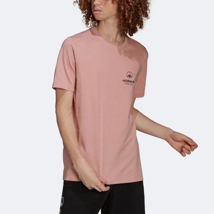 Adidas Originals T Shirt Men's Pink-2