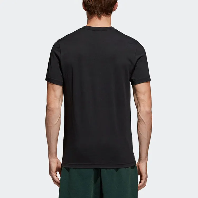Adidas Originals TRACTION TREFOIL T Shirts Men Black-3