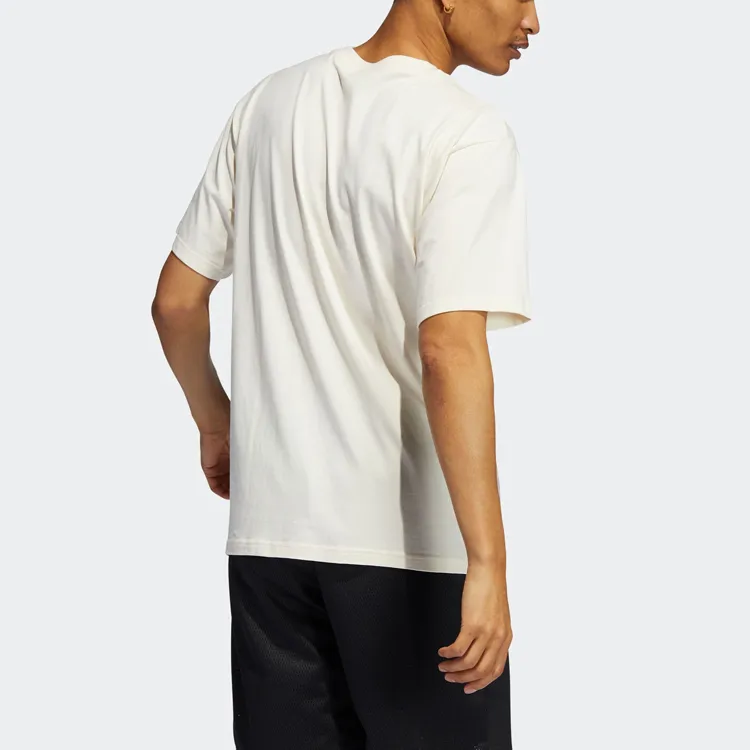 Adidas Originals NATURE MULTI T Shirt International Version Men's White-3