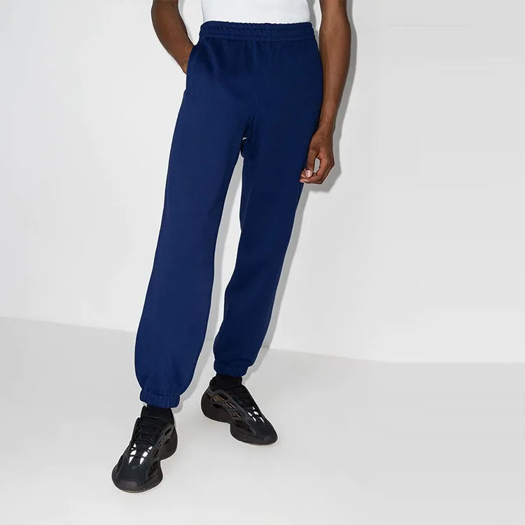 Adidas Knitted Sweatpants Men Blue-3