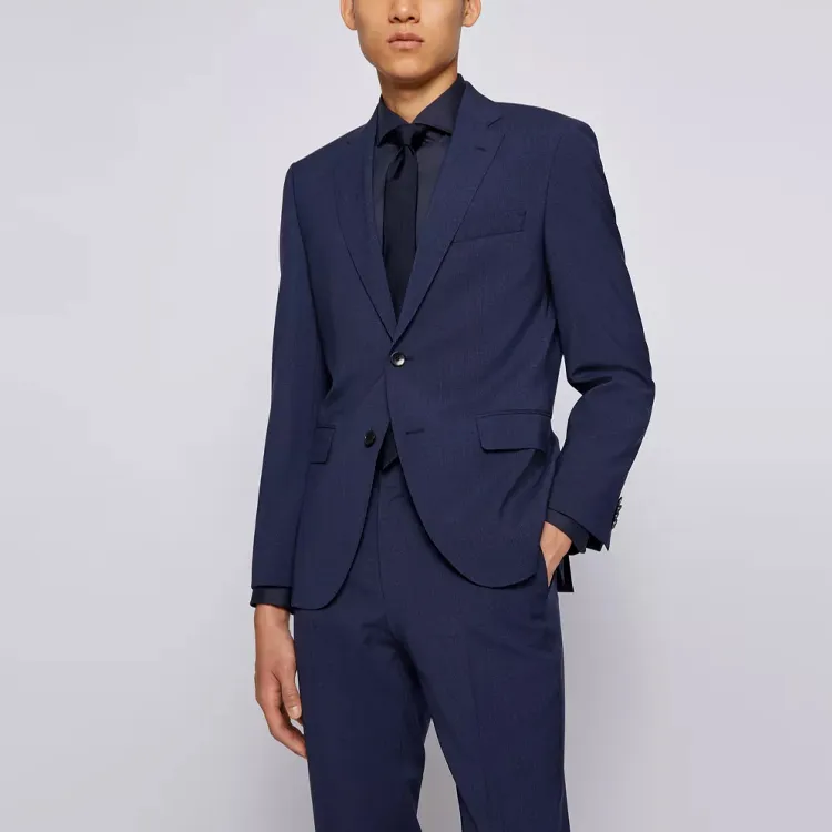Boss Plaid check Three piece Suit-1