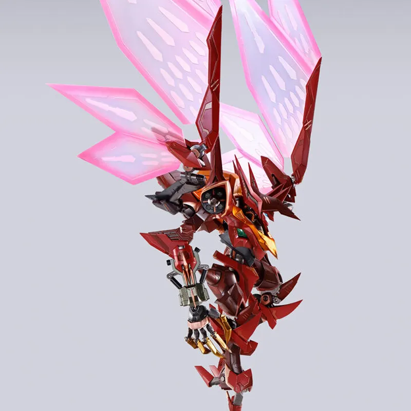 BANDAI METAL BUILD DRAGON SCALE Code Geass R2 Red Lotus Sacred Heaven Eight Point Style 18cm Hobby Model-2