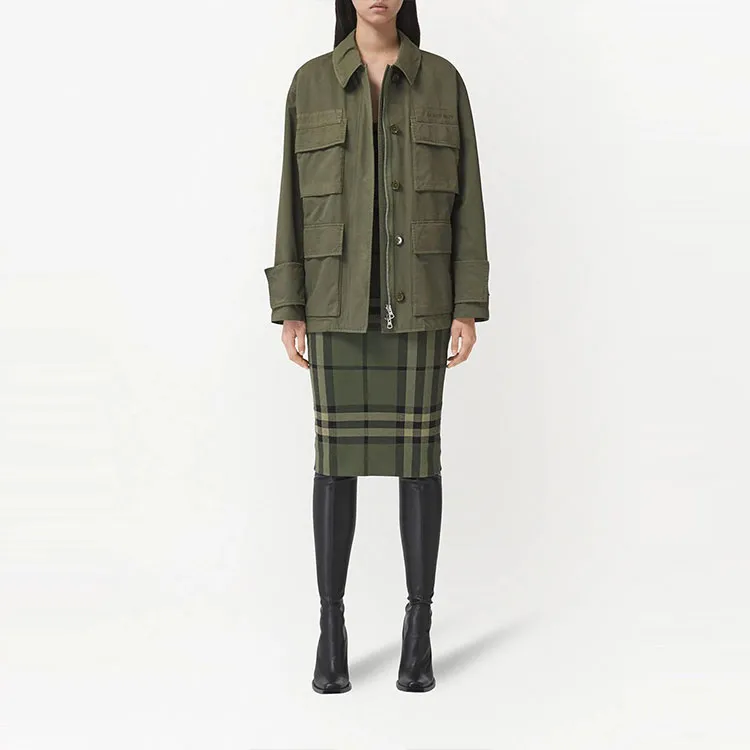 Burberry Jackets Women's Army Green-1