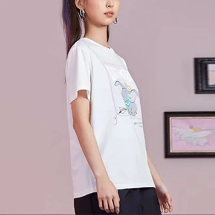 LiNing x Disney T Shirt Women's White-4
