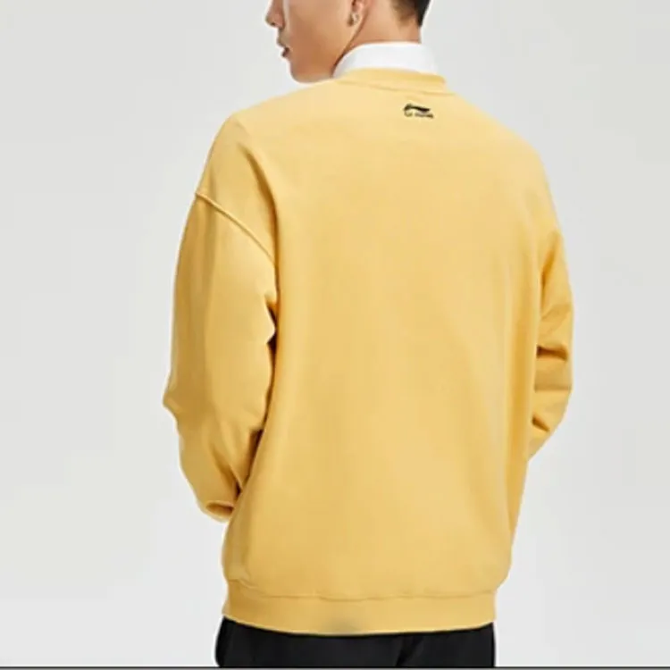 LiNing x Disney Sweatshirt Men's Light Ochre Yellow-3