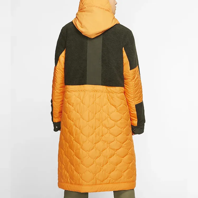 Nike Sportswear Sport Pack Synthetic Fill Parka Coats Men's Orange Yellow-4