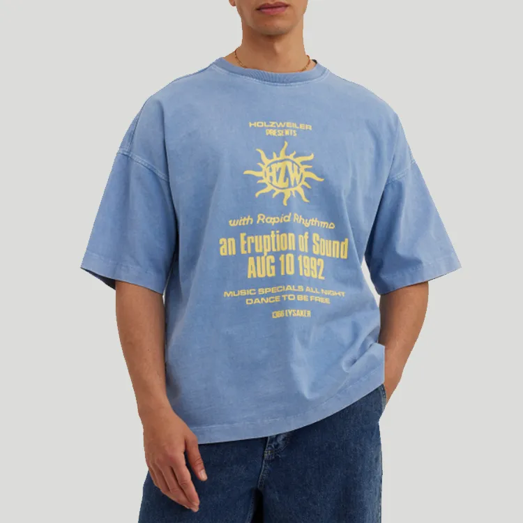 HOLZWEILER T-Shirts Men Blue-3