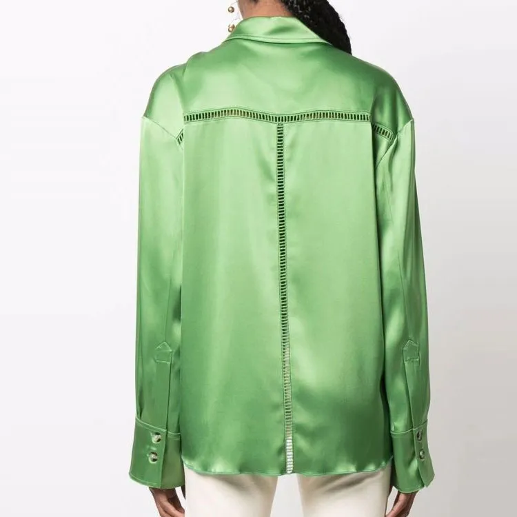 NANUSHKA Shirts Women's Green-2