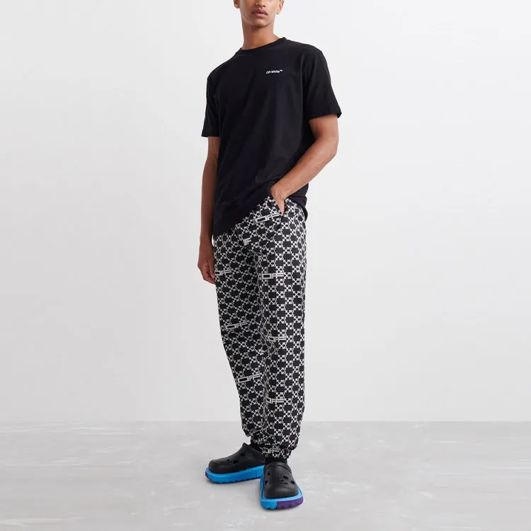 OFF WHITE All Over Arrows Monogram Track Pants-1