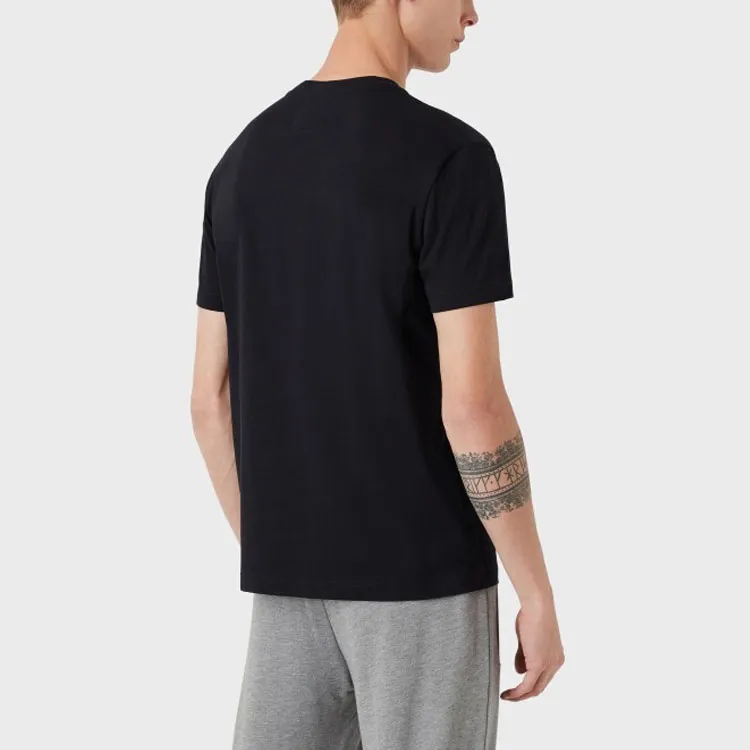 EMPORIO ARMANI Logo Printed Crewneck T Shirt-4