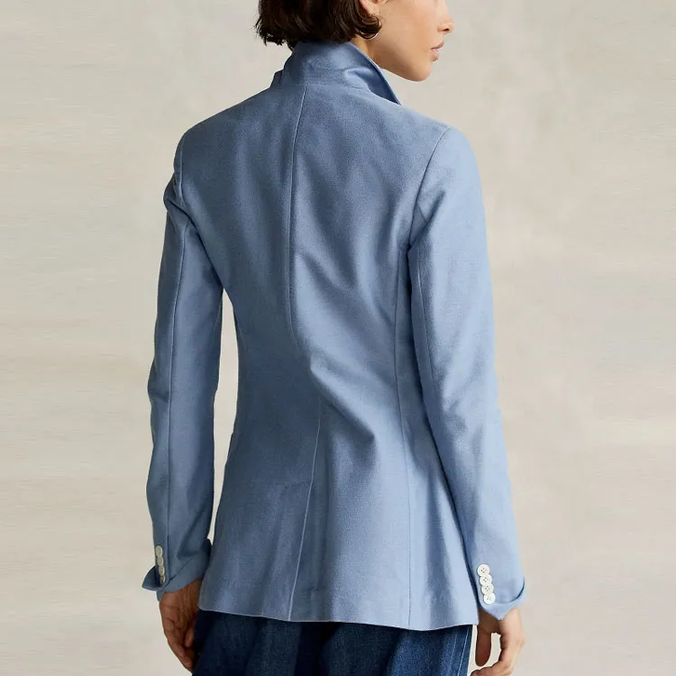 Polo Ralph Lauren SS22 Business Suit Coat Women's Blue-3