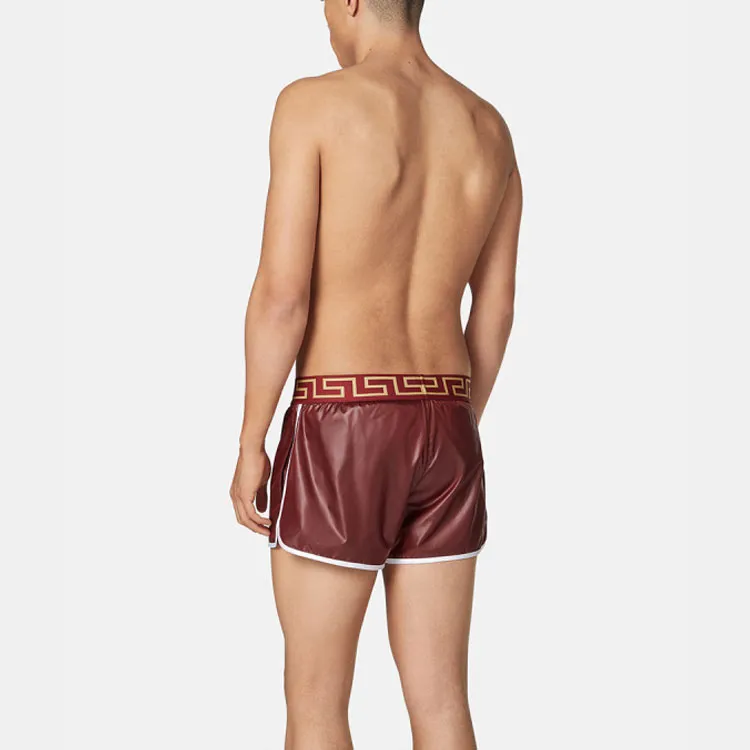 VERSACE Casual Shorts Men Red-2