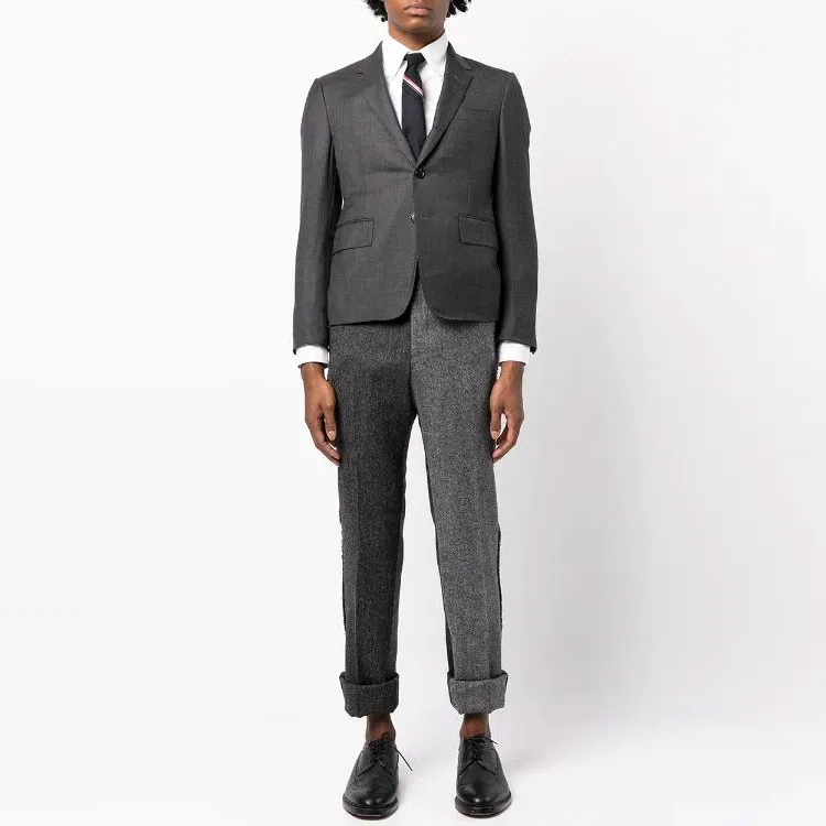 THOM BROWNE Super 120s Single breasted Blazer-1