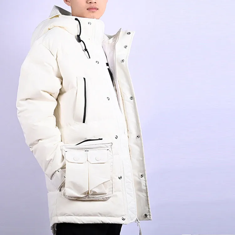 Converse Down Jackets Men Milk White-3