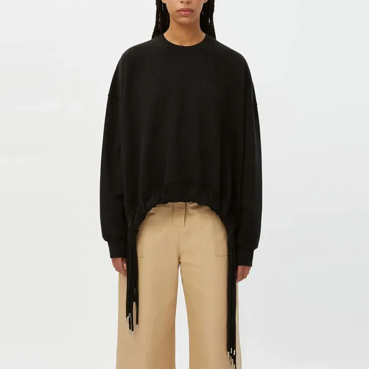 AMBUSH Multicord Crewneck Sweatshirt 'Black'-2