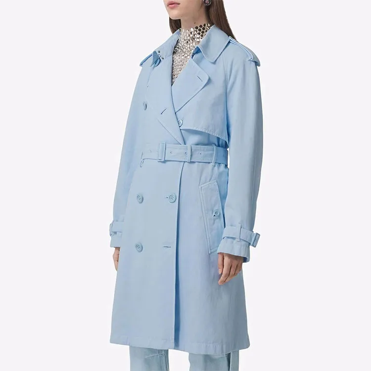Burberry SS22 Trench Coat Women's Blue-3