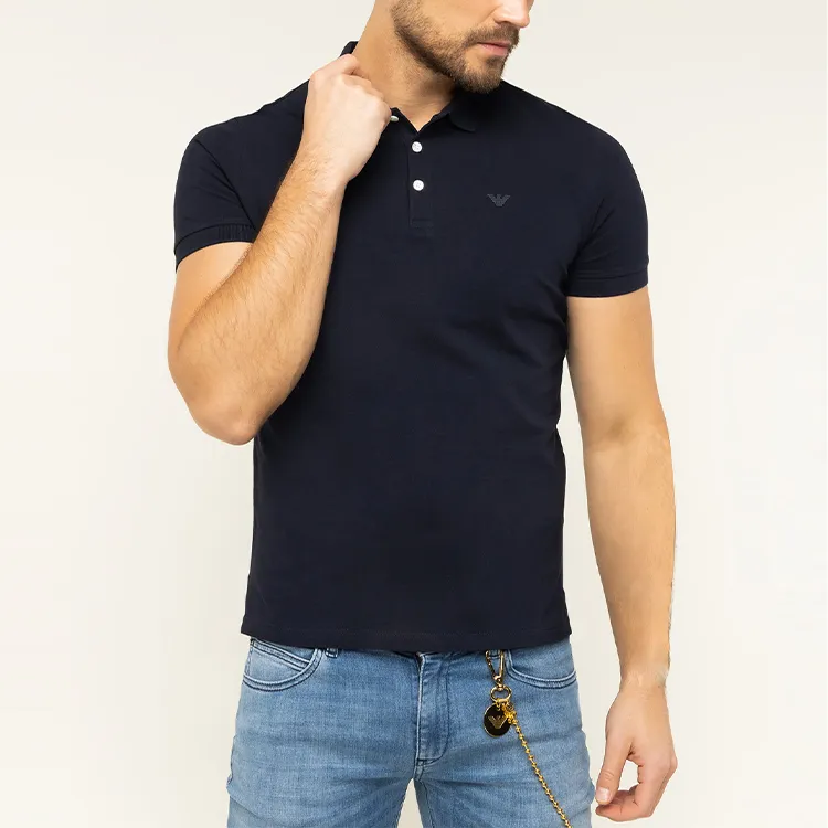 EMPORIO ARMANI Polo Shirt Men's Dark Blue-2