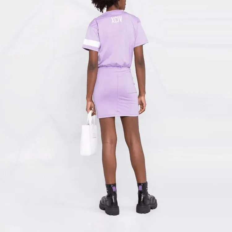 GCDS Short-Sleeved Dresses Women's Purple-2