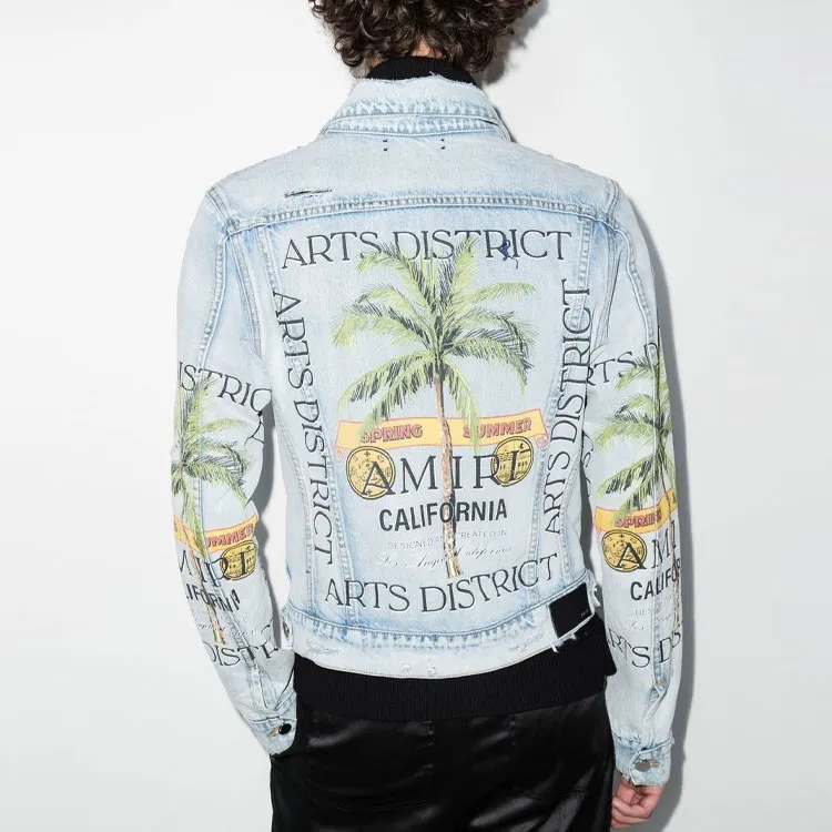 AMIRI Denim Jackets Men Blue-2