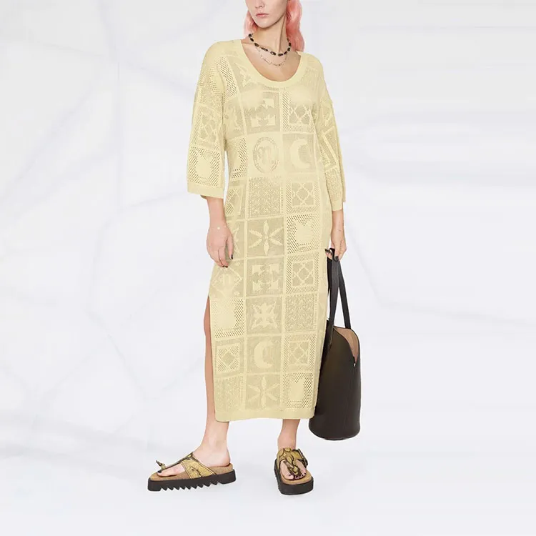 NANUSHKA Long-Sleeved Dresses Women's Yellow-1