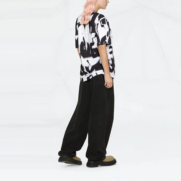 Alexander McQueen T Shirts Women's Black/White-3