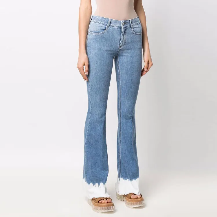 Stella McCartney Tie Dyed Flared Jeans-3