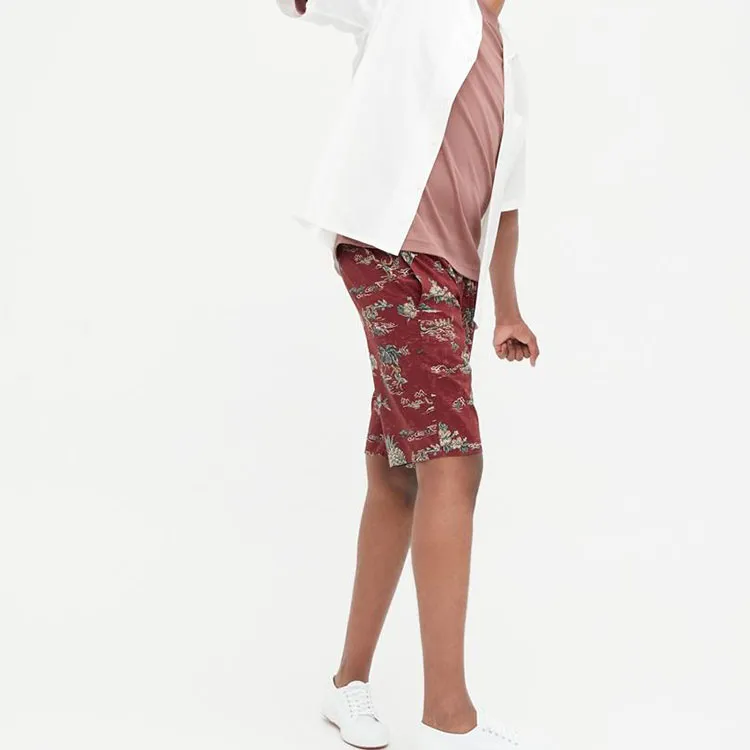 UNIQLO SS22 Shorts Unisex Dark Red-3