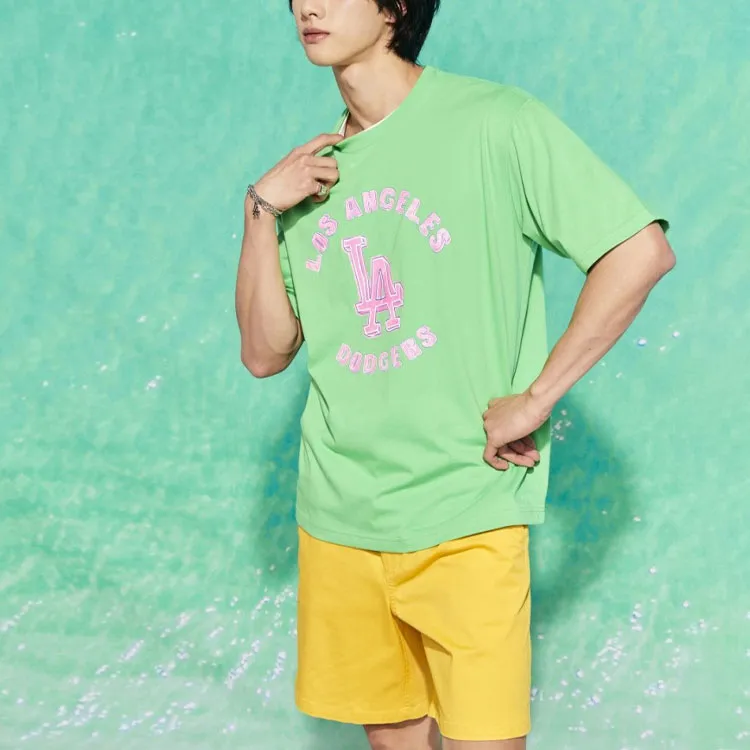 MLB Los Angeles Dodgers T Shirts Unisex Green-3