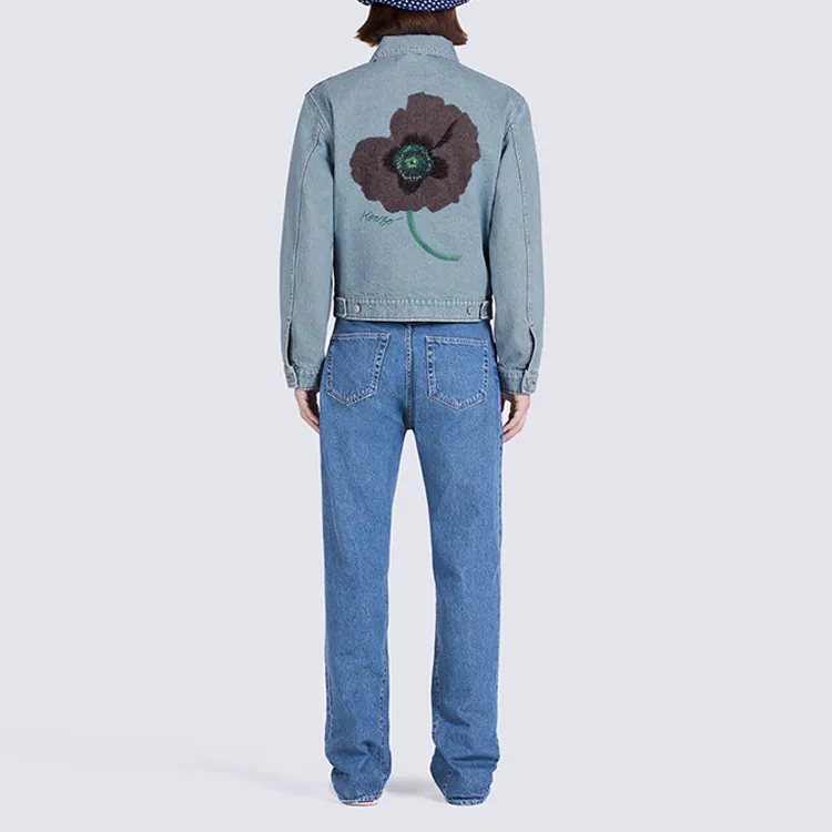 KENZO Floral print Trucker Jacket-3