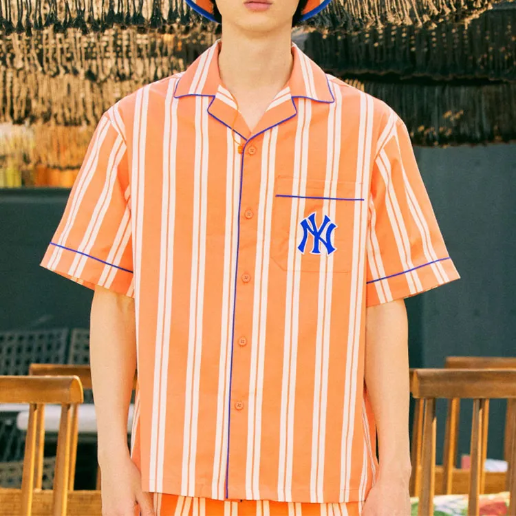 MLB New York Yankees Shirt Unisex Orange-2