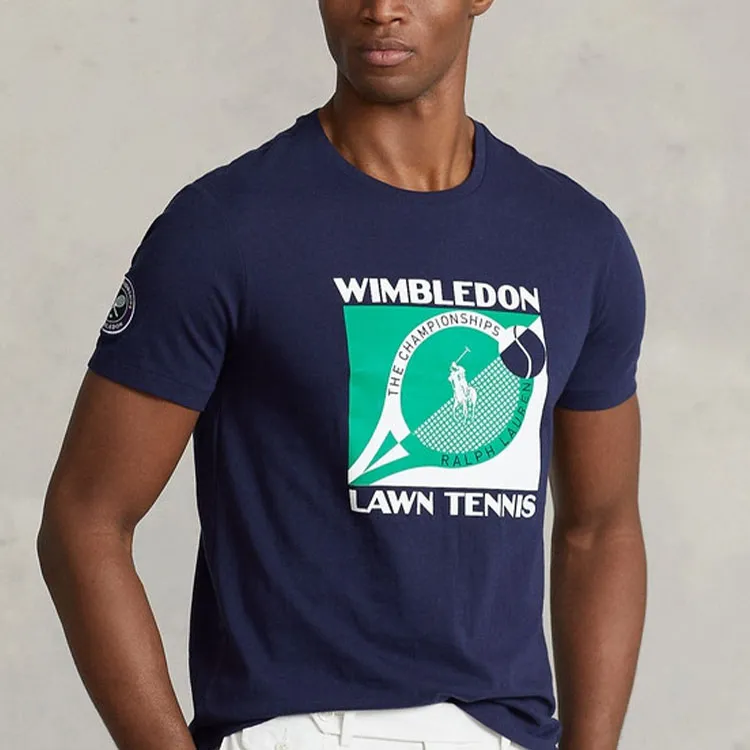 Polo Ralph Lauren T Shirts Men Marine Blue-2