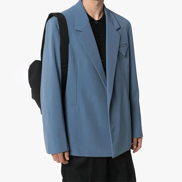 Bottega Veneta Business Suits Coats Men's Blue-2