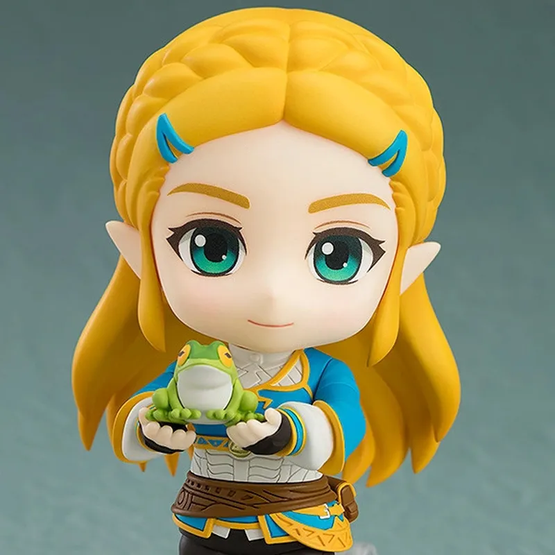 GSC Princess Zelda Nendoroid No. 1212 The Legend Of Zelda Breath Of The Wild Breath Of The Wild Ver. Chibi Figures 10cm-2