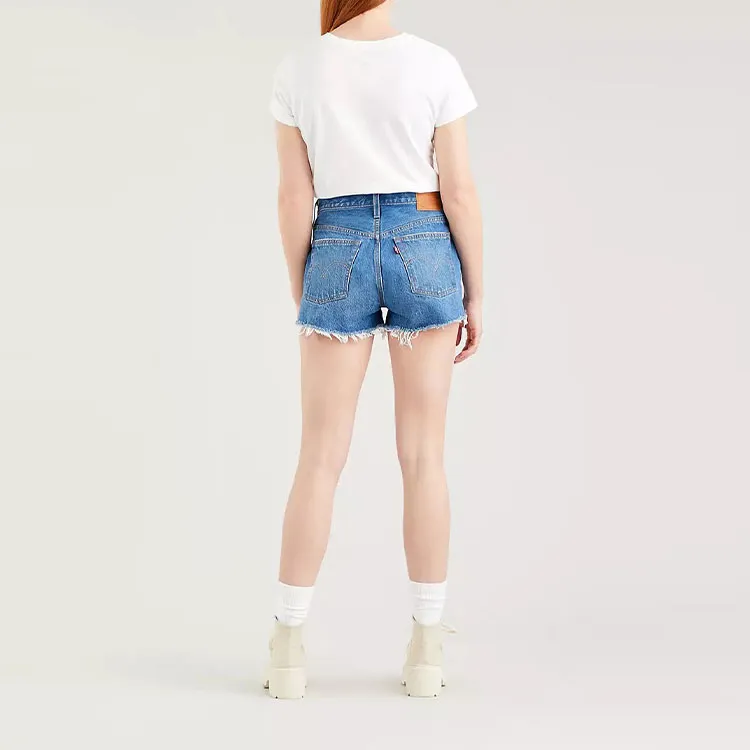 Levis Distressed Jean Shorts-3