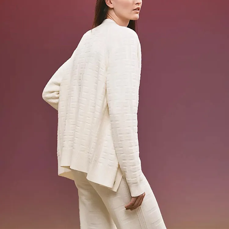 HERMES FW22 Knitwear Women's Gray White-2
