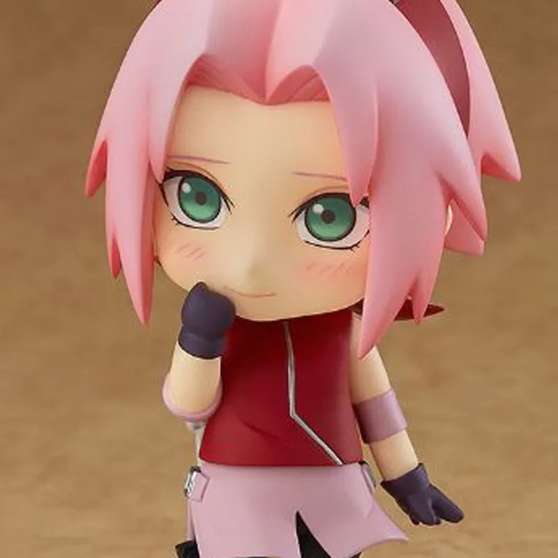 GSC Sakura Haruno Nendoroid No.833 Naruto Shippuden Reissued Version Chibi Figures 10cm-2