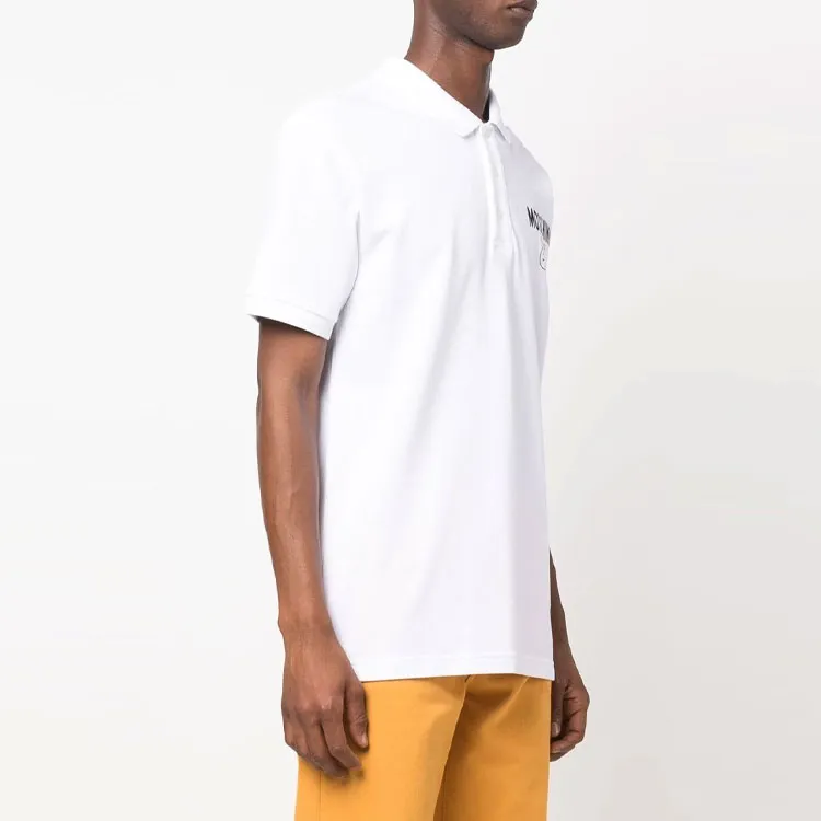 MOSCHINO Polo Shirts Men White-3