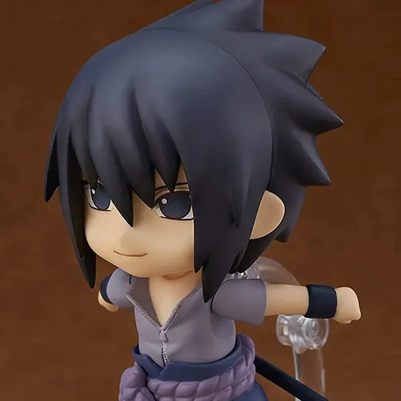 GSC Sasuke Uchiha Nendoroid No.707 Naruto Shippuden Reissued Version Chibi Figures 10cm-2