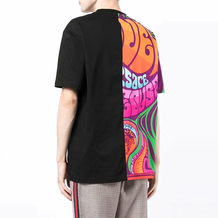 VERSACE T Shirts Men Black-2