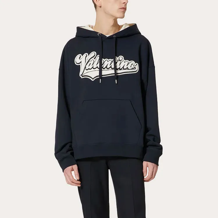 Valentino Logo Patch Hoodie-1