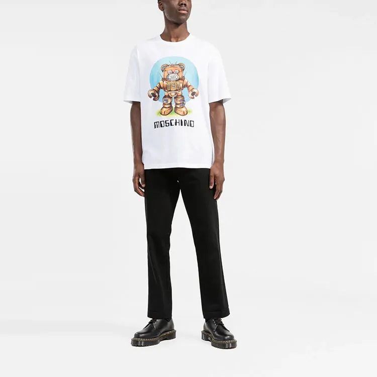 MOSCHINO T Shirts Men White-2