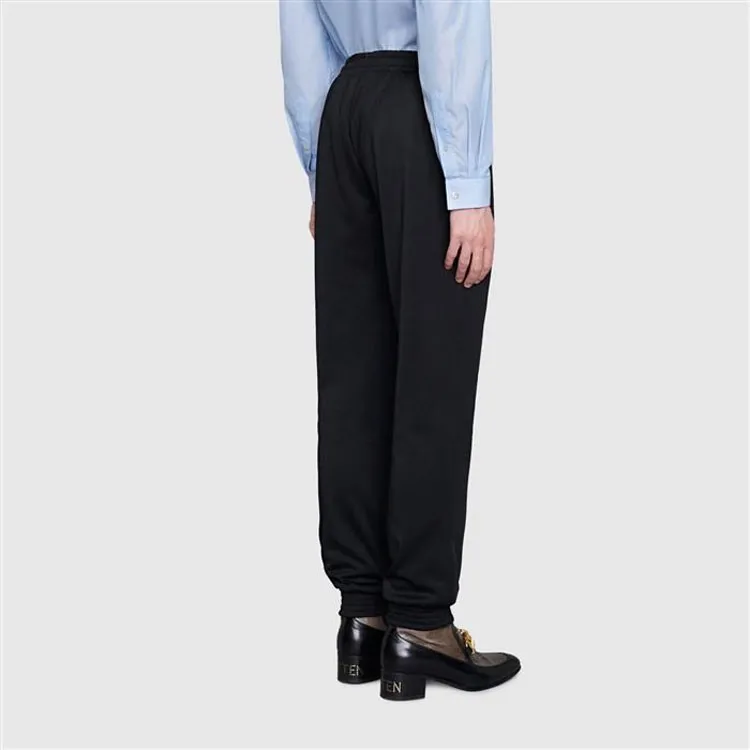 GUCCI Knitted Sports Pants Men's Black-2