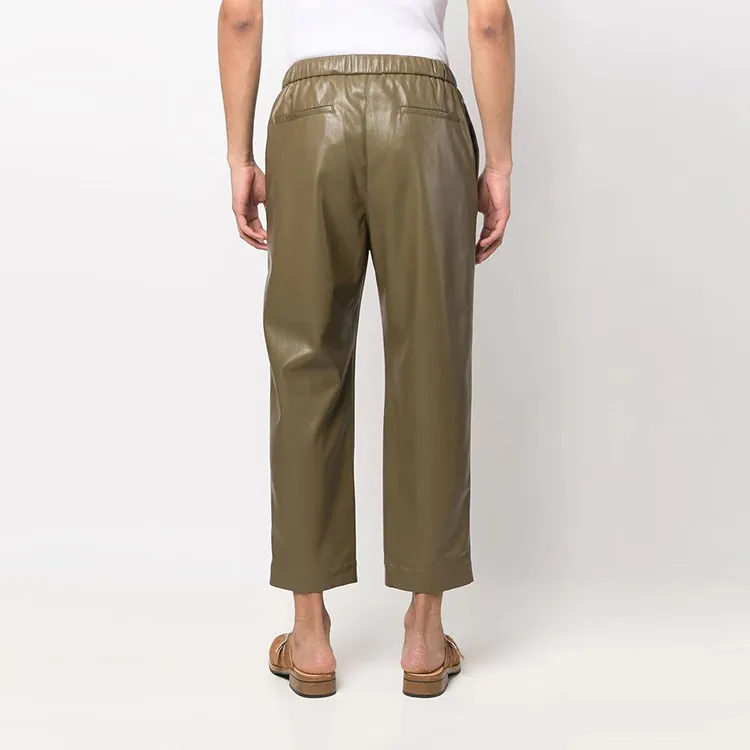 NANUSHKA Casual Pants Men Olive Green-2