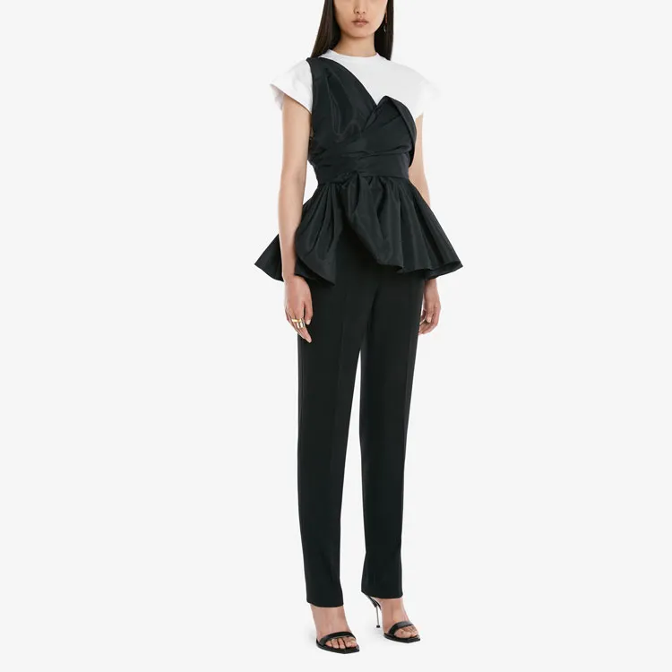 Alexander McQueen Layered Ruched T-Shirt-4